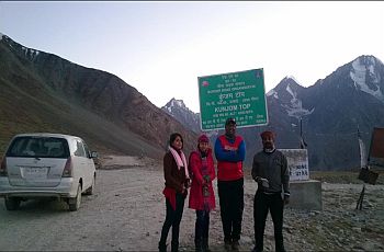 Key to Chandrataal via Kunzum la pass